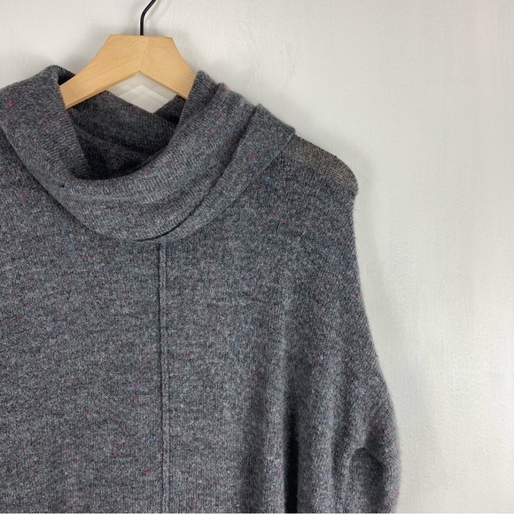 Liz Claiborne Ribbed Long Sleeve Pullover Turtleneck Sweater Midi Dress Medium - Picture 4 of 6